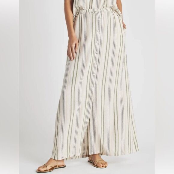 NWT Splendid Demi lined linen mix maxi - Picture 3 of 12